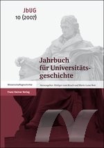 Jahrbuch für Universitätsgeschichte 10 (2007) Image 1